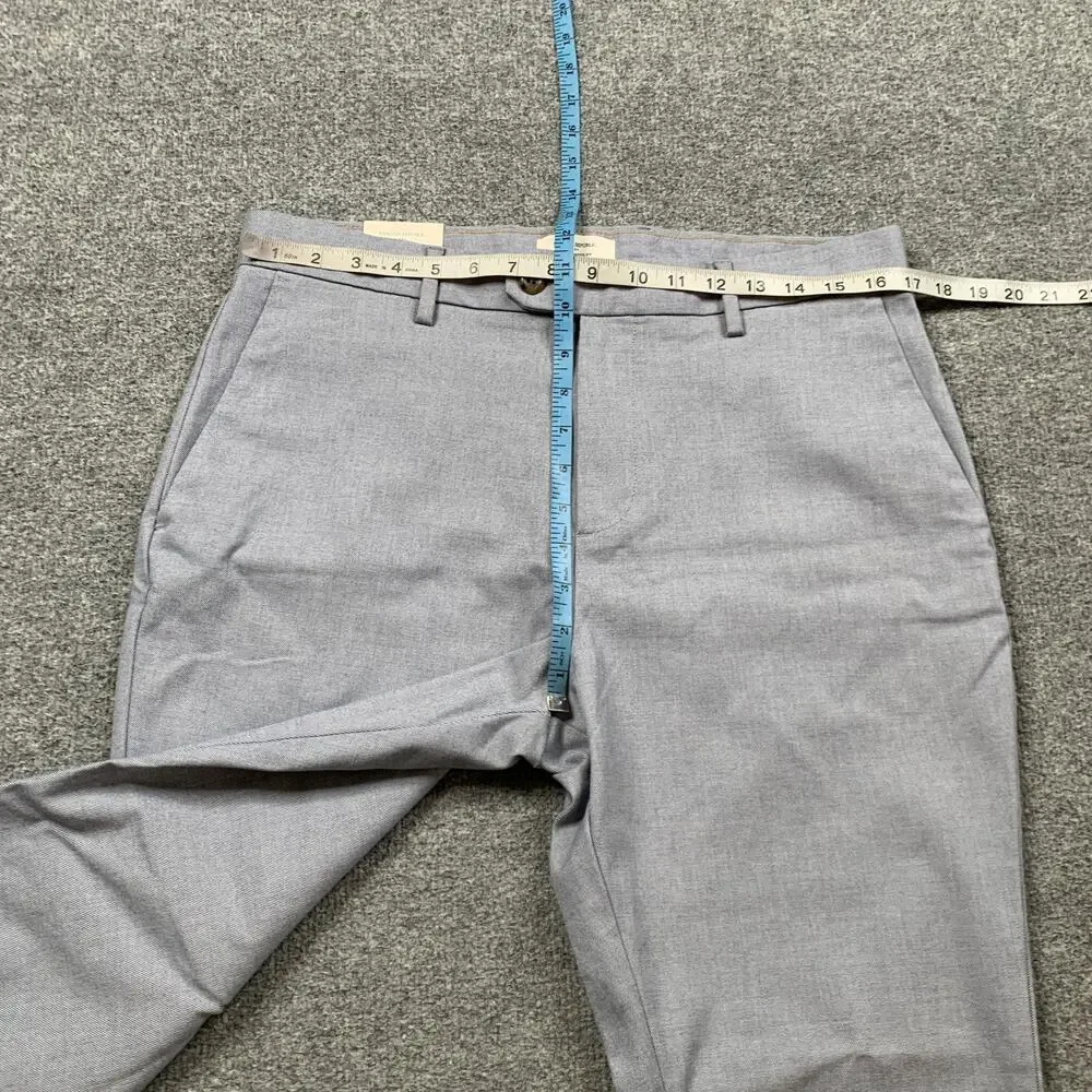 Banana Republic Pants Mens 33 Dresden Blue Grayson Slim Tapered Ankle INSEAM 27